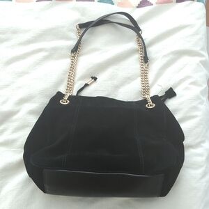 Brand new suede over the shoulder bag